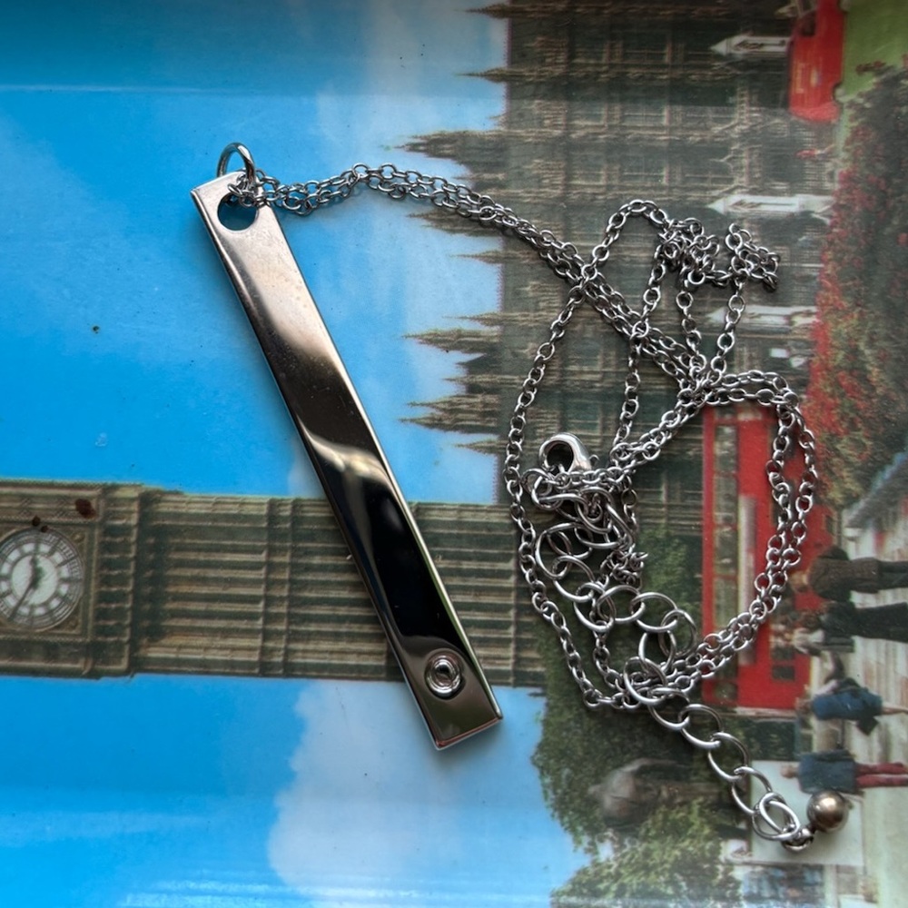 Uncommon James Silver Bar “O” Necklace